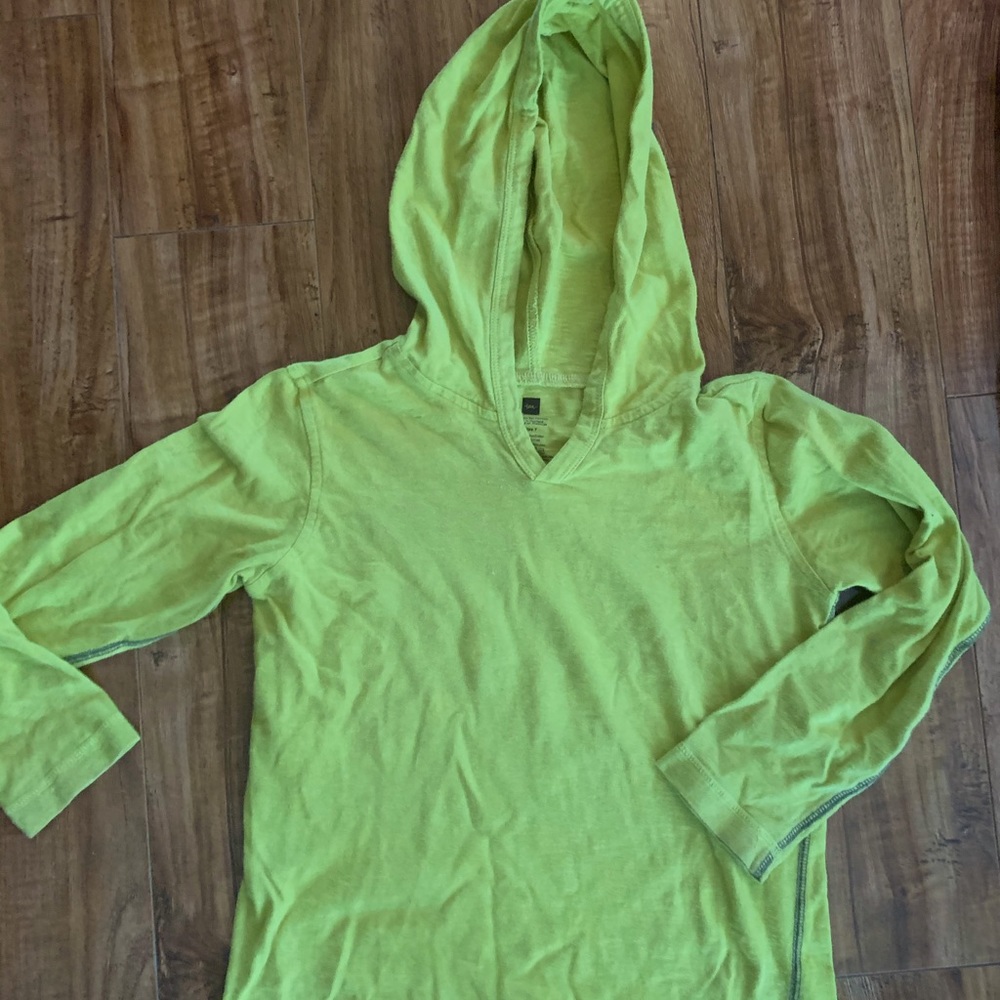 Tea Yellow-Green Hoodie size 7